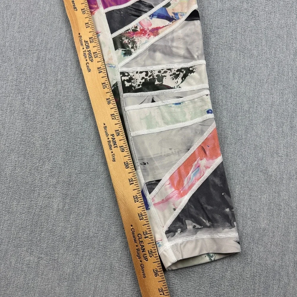 Lululemon Leggings‎ Womens 8 White Pigment Wave High Times Pant Full-On Luon 26